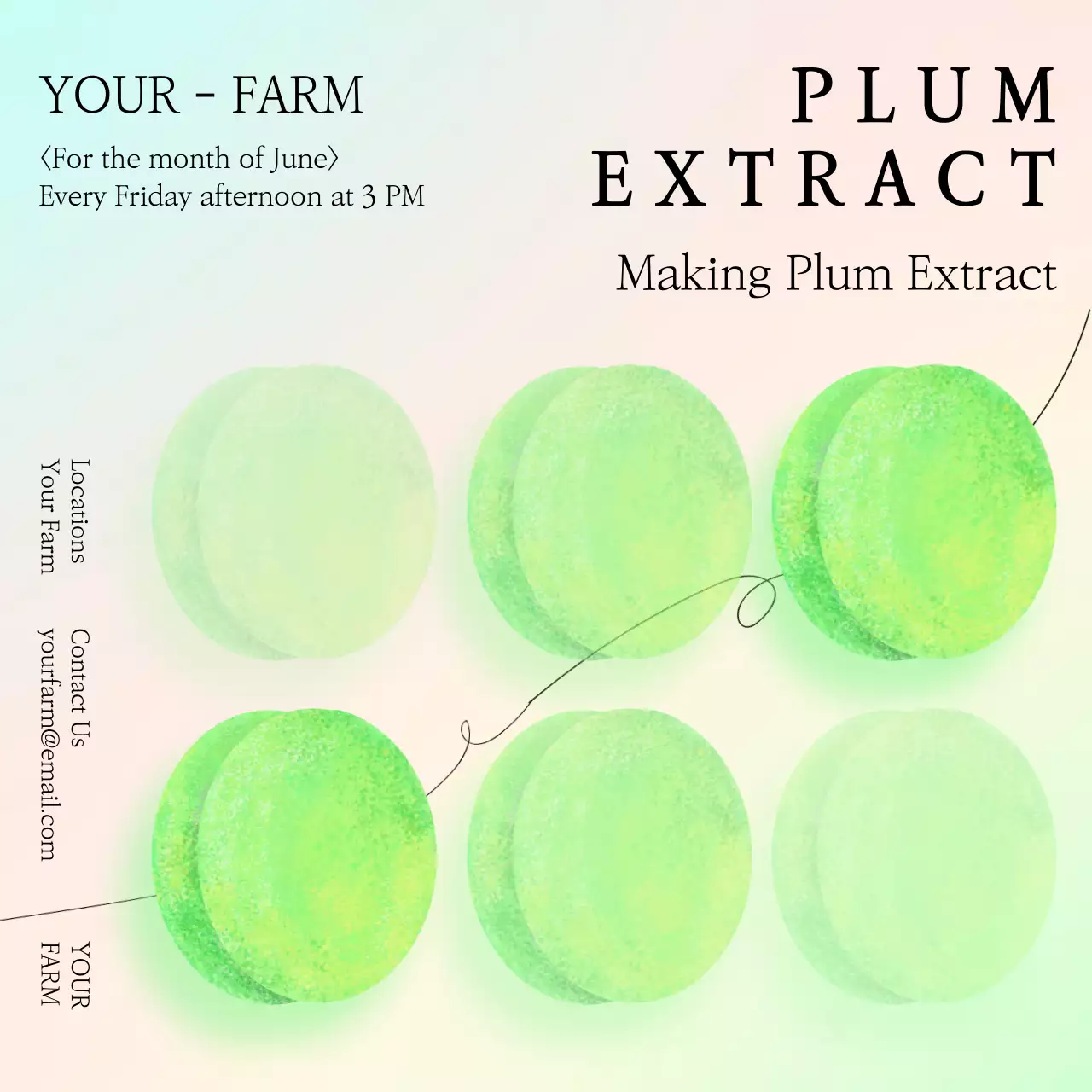 Green Minimal Extract Event Social Media Post