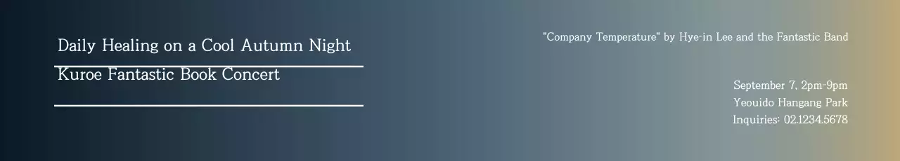 Banner de anúncio de concerto elegante azul