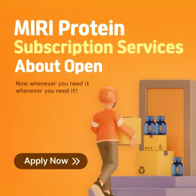 Orange Trendy Protein Promotion Social Media Post