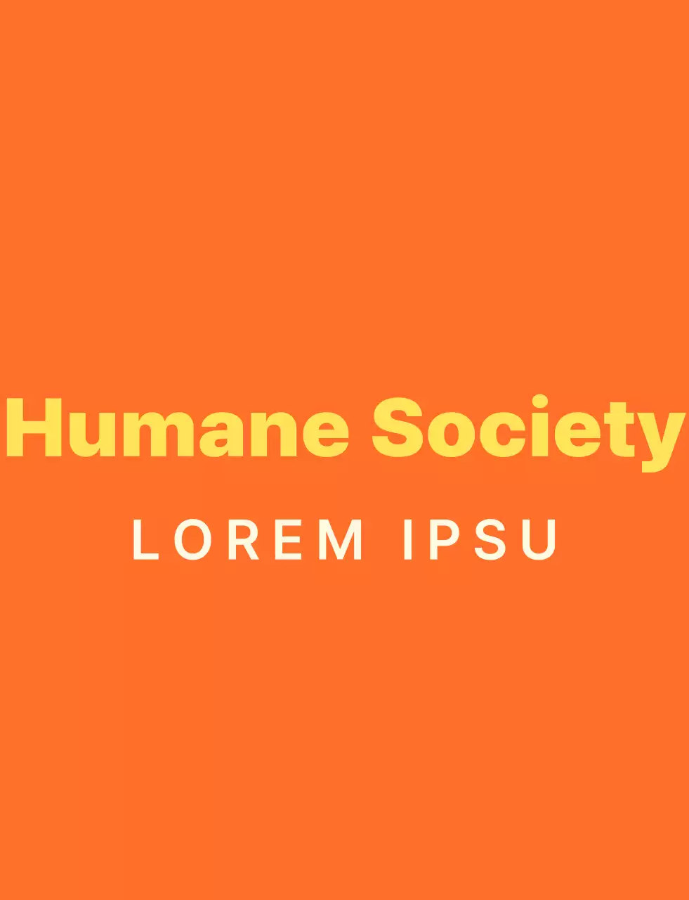 Simple heart-shaped symbol logo style in orange and bright yellow Service center organization