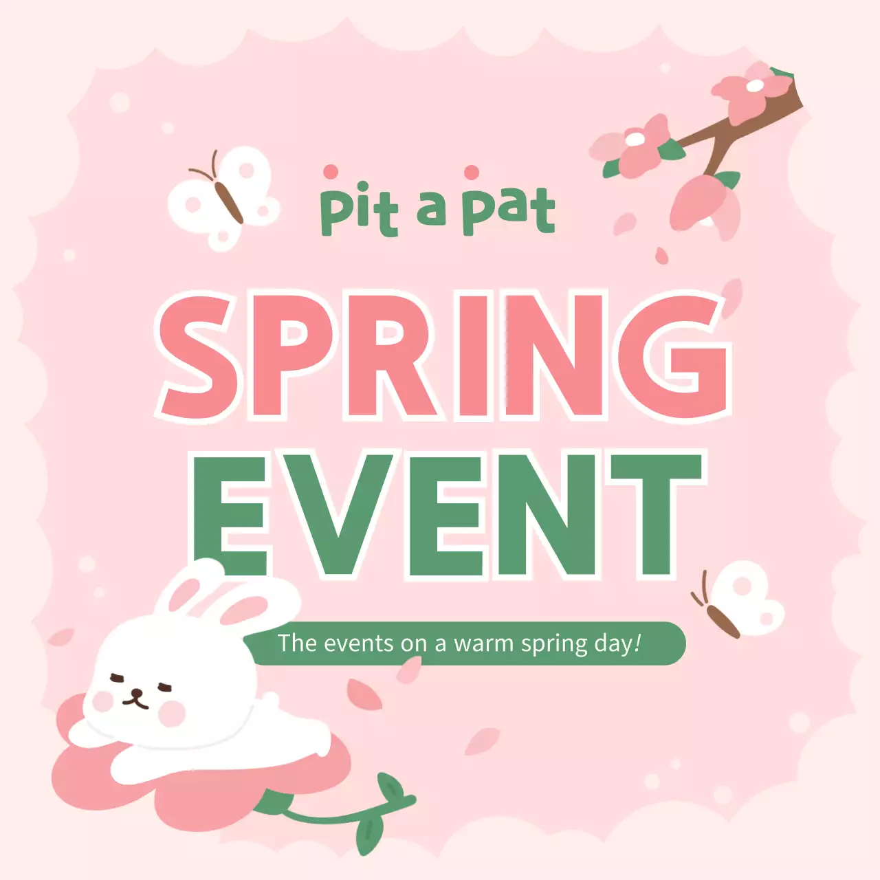 Pink Spring Bunny Event