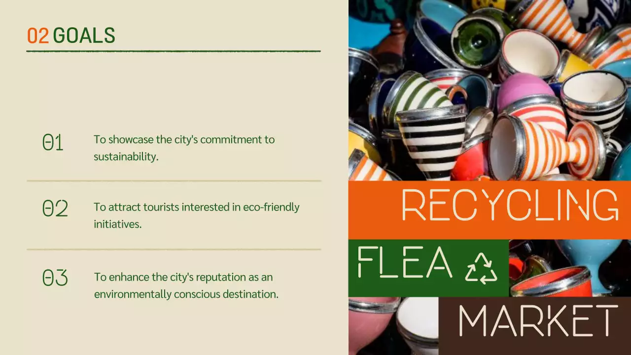 빈티지한 색감의 면분할 레이아웃을 사용한 플랫한 제안서