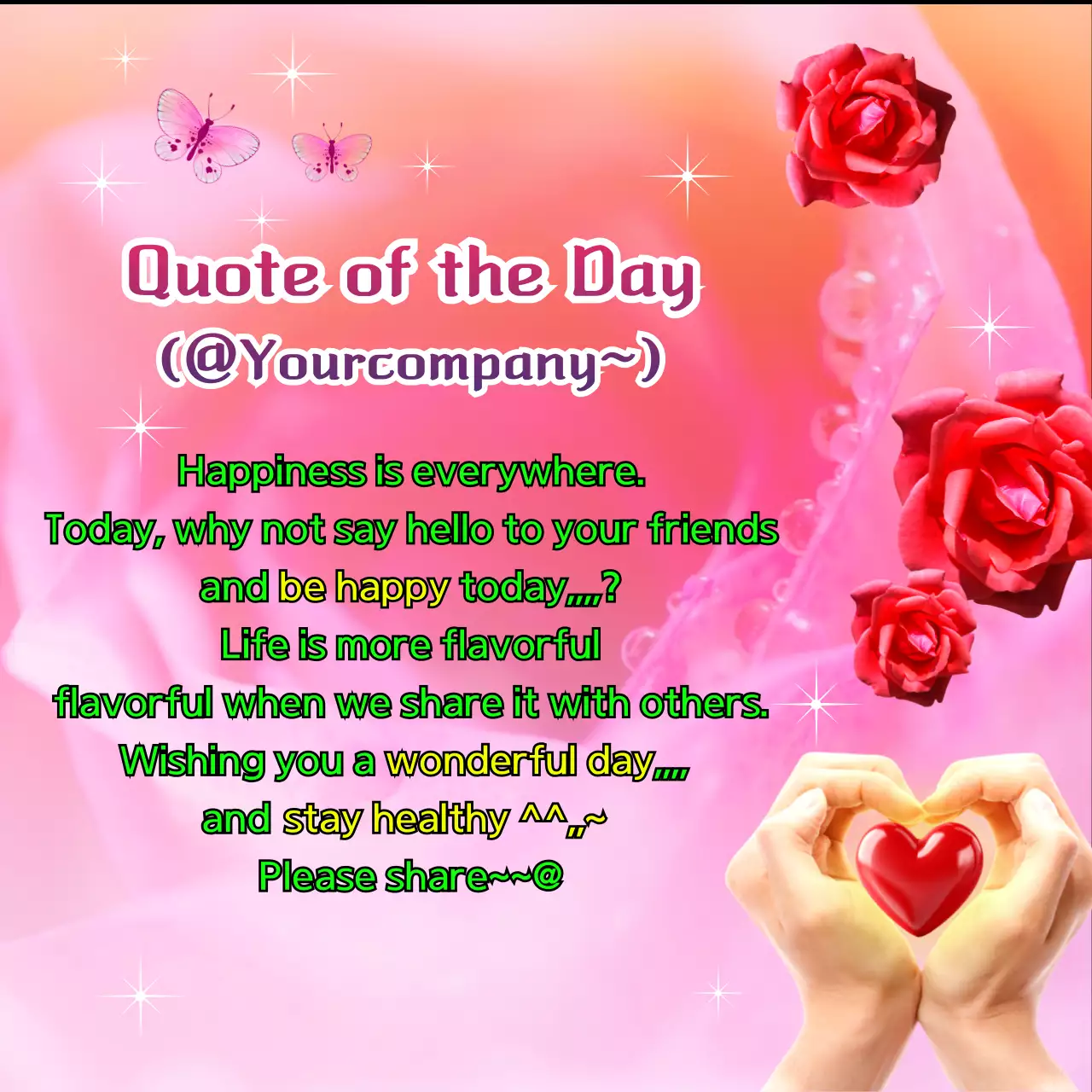 Pink Aesthetic Quote Announcement Social Media Post