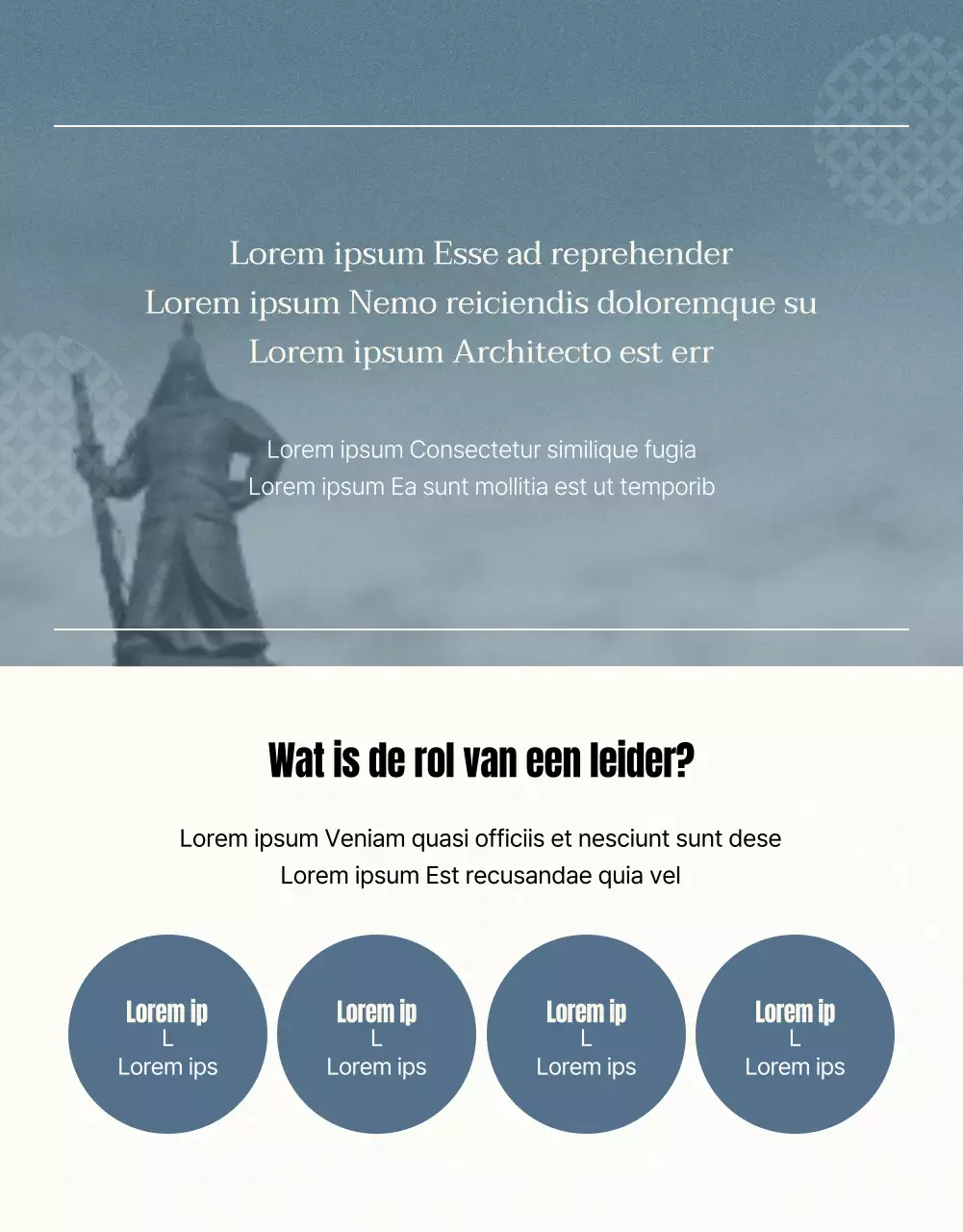 Handleiding voor training in blauw en grijs leiderschap