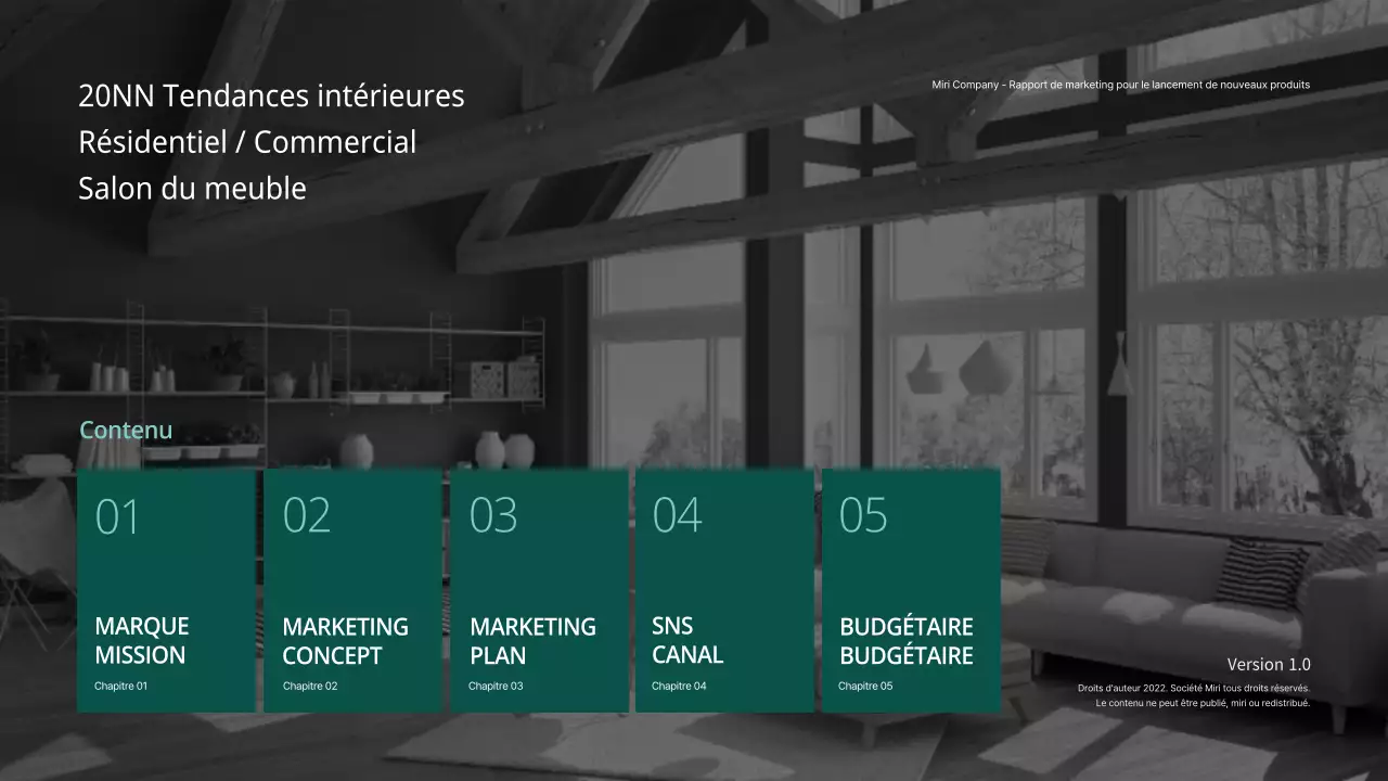 Plan de marketing en ligne pour les meubles vert foncé