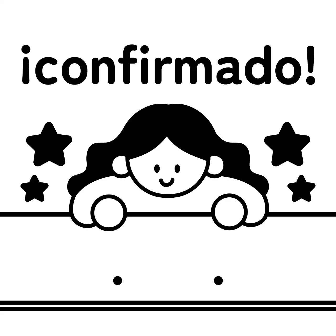 Para comprobar y verificar los deberes con estrellas negras e ilustraciones humanas sencillas