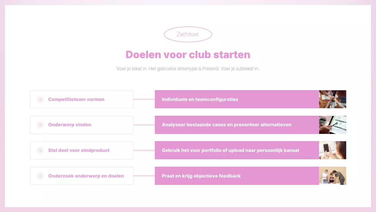 Een roze en schone gids voor cluboriëntatie
