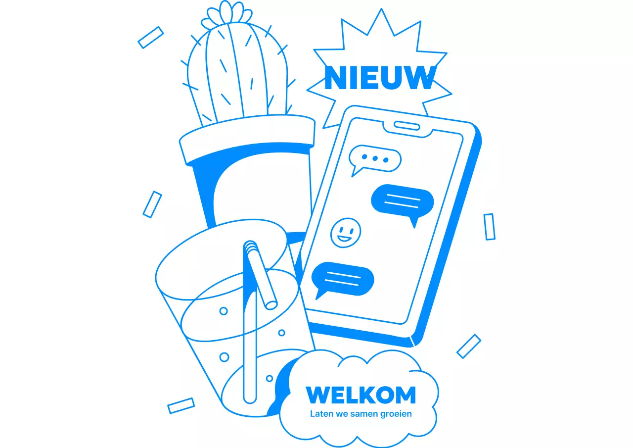 Ontwerp een welkomstpakket voor nieuwe werknemers