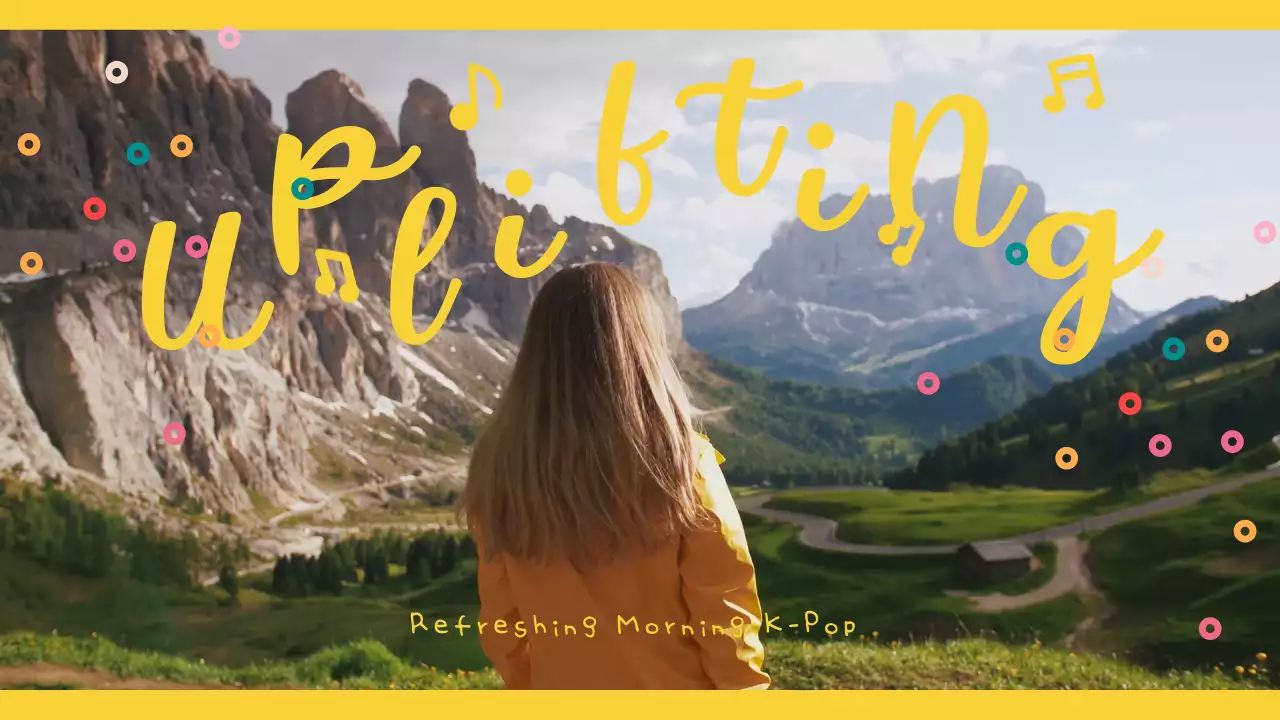 노란색의 귀여운 졸음 방지 플레이리스트