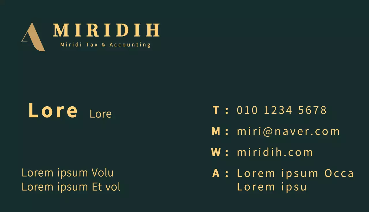 logo turchese scuro pulito business tax accounting