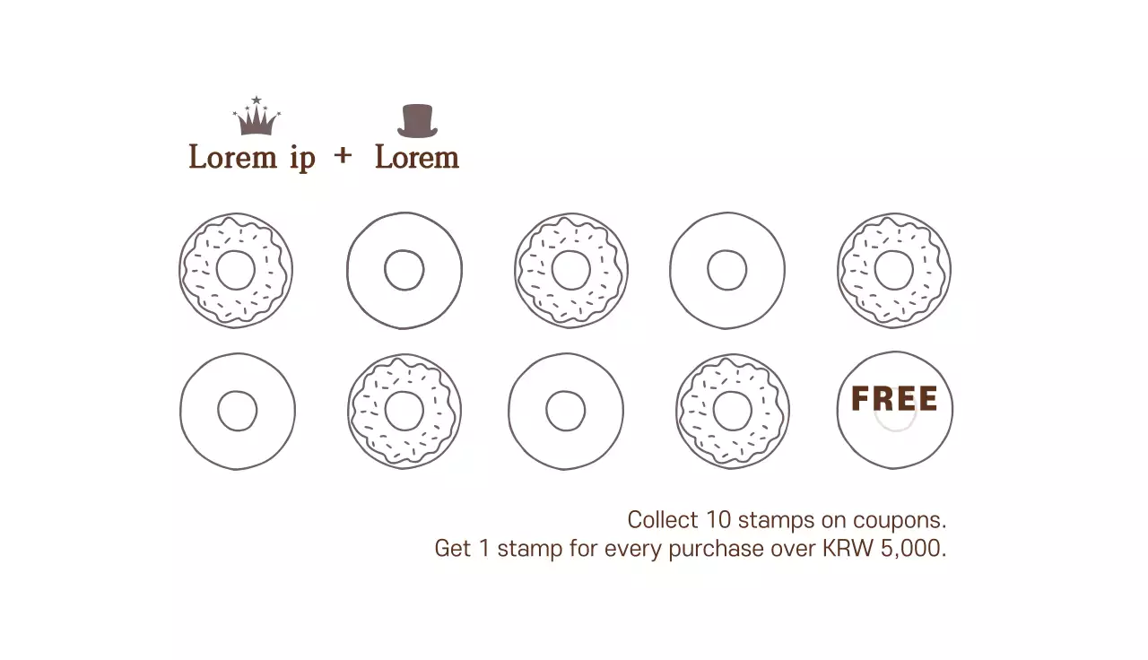 Brown Minimal Bakery Promotion Business Card