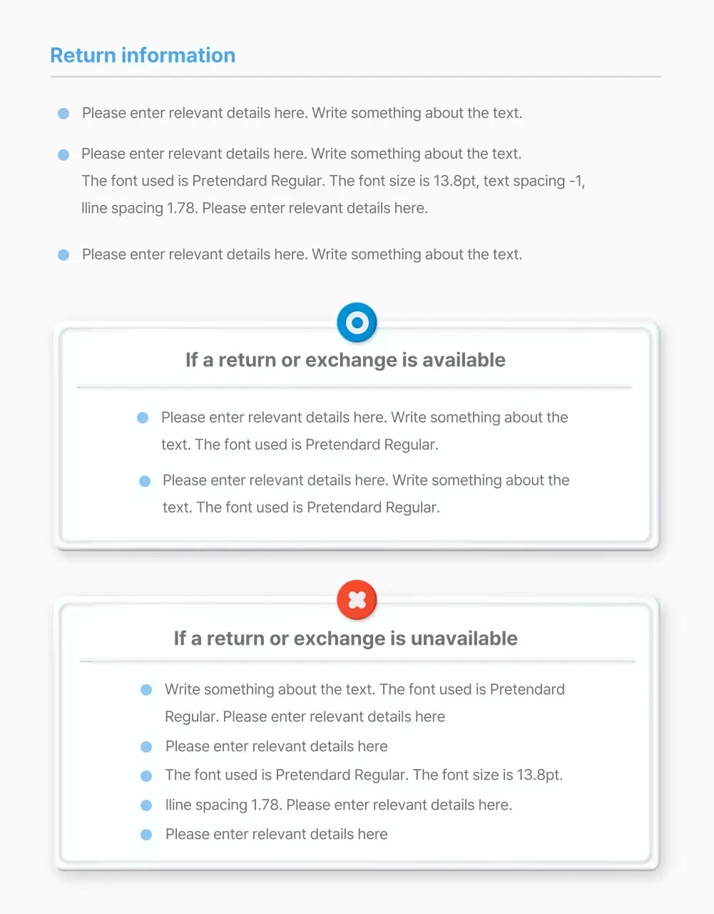 How to use the light blue default style for shopping malls