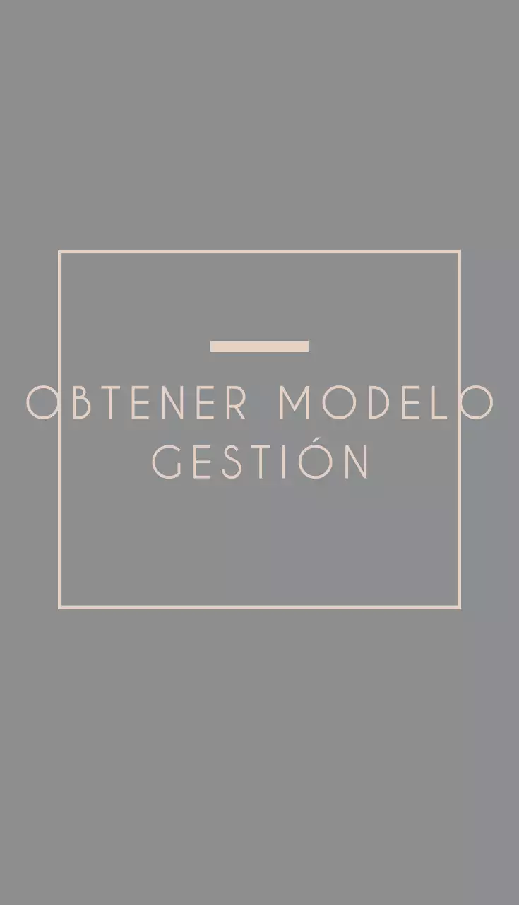Gestión de modelos