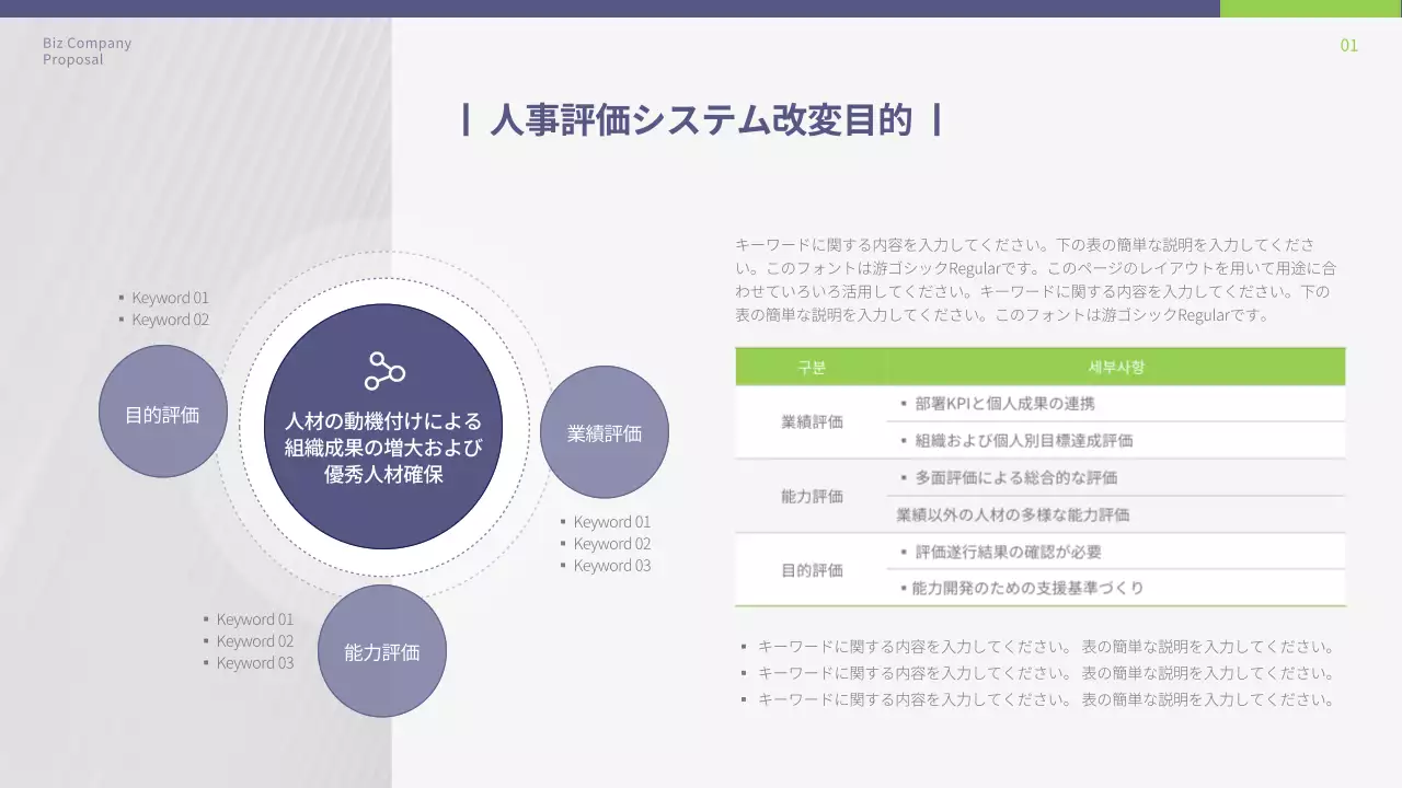 白 シンプル 企画書 提案書 プレゼンテーション