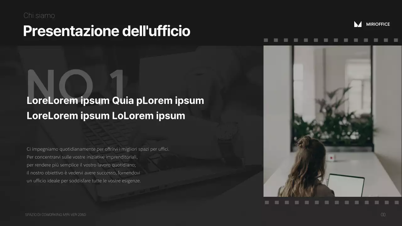 Proposta di ufficio condiviso dal concetto di film semplice e monotono