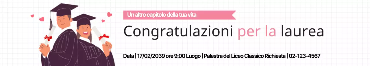 Congratulazioni per la laurea