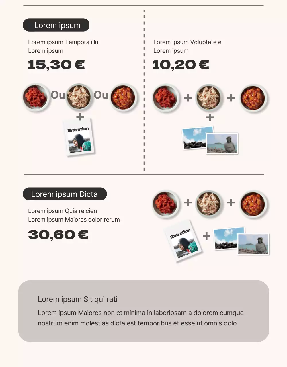 Financement de baguettes gris foncé et orange