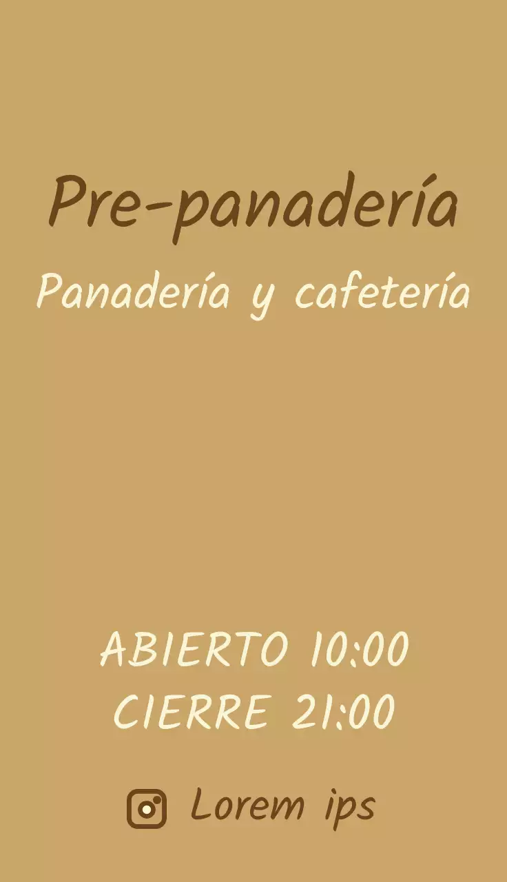 Promociona panaderías y cafeterías con simpáticos personajes de pan de color amarillo claro y marrón