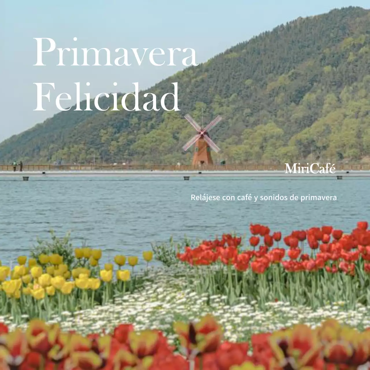 Diseño emocional de fondo cálido con un concepto primaveral