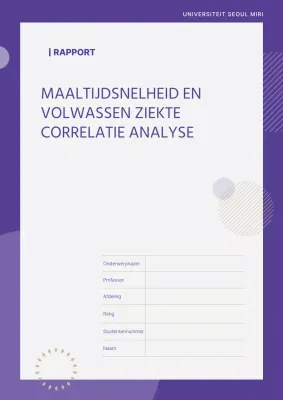 Eenvoudige paarse rapportomslag