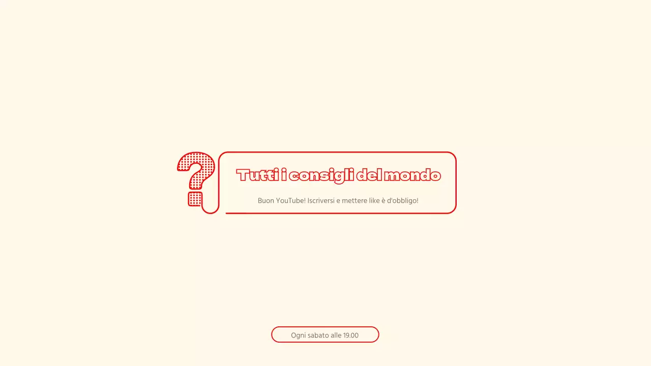 Informazioni e suggerimenti