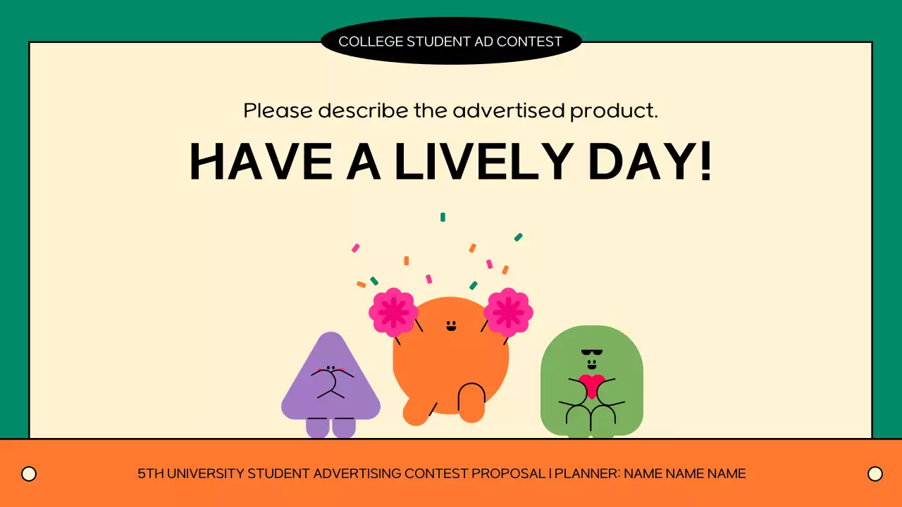 오렌지 모던 헬스 캠페인 프리젠테이션