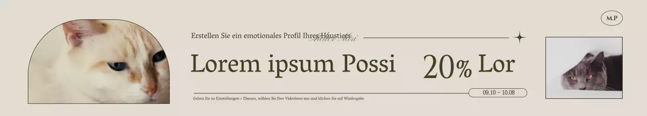 Förderung eines braunen, emotionalen Konzept-Fotostudios