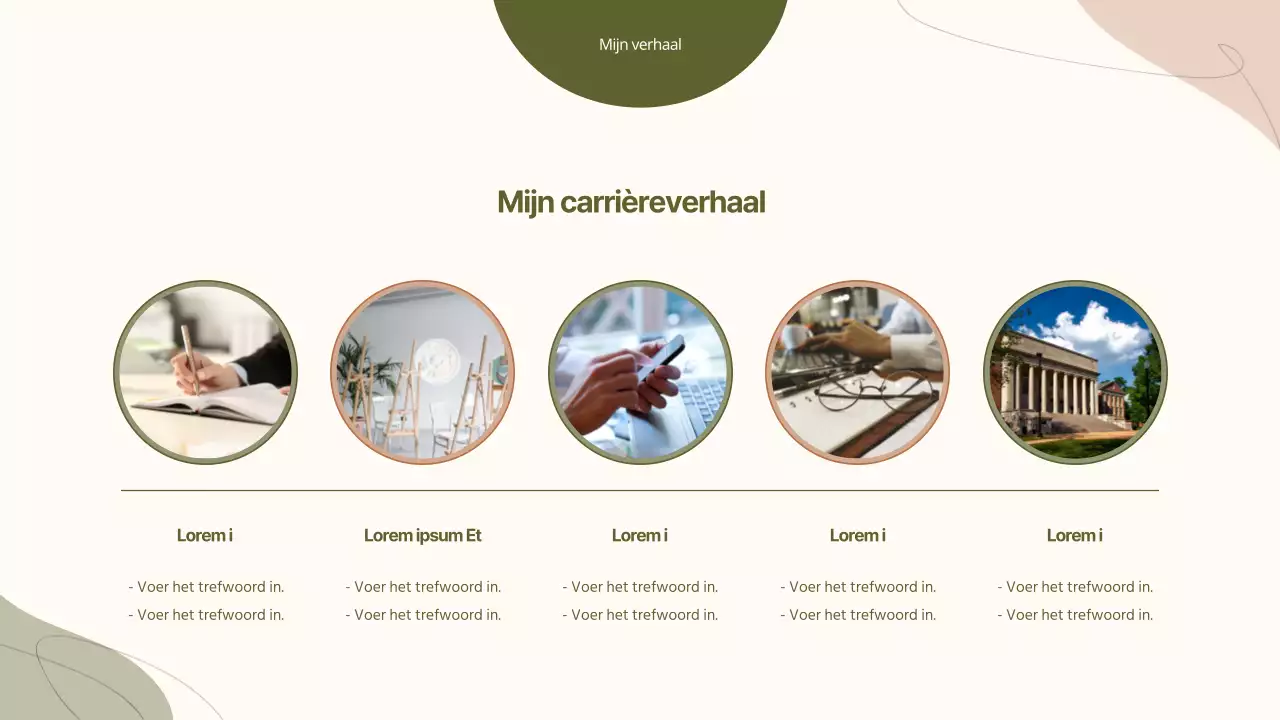 Een speciale lezing over pastel, gebogen patronen in carrièrepaden