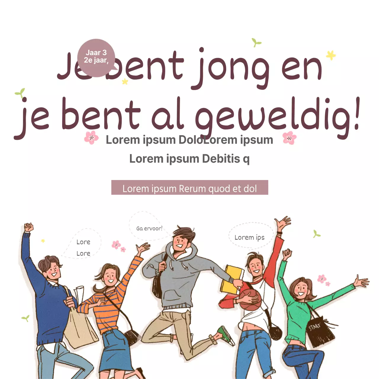 De hele school een jackpot toewensen