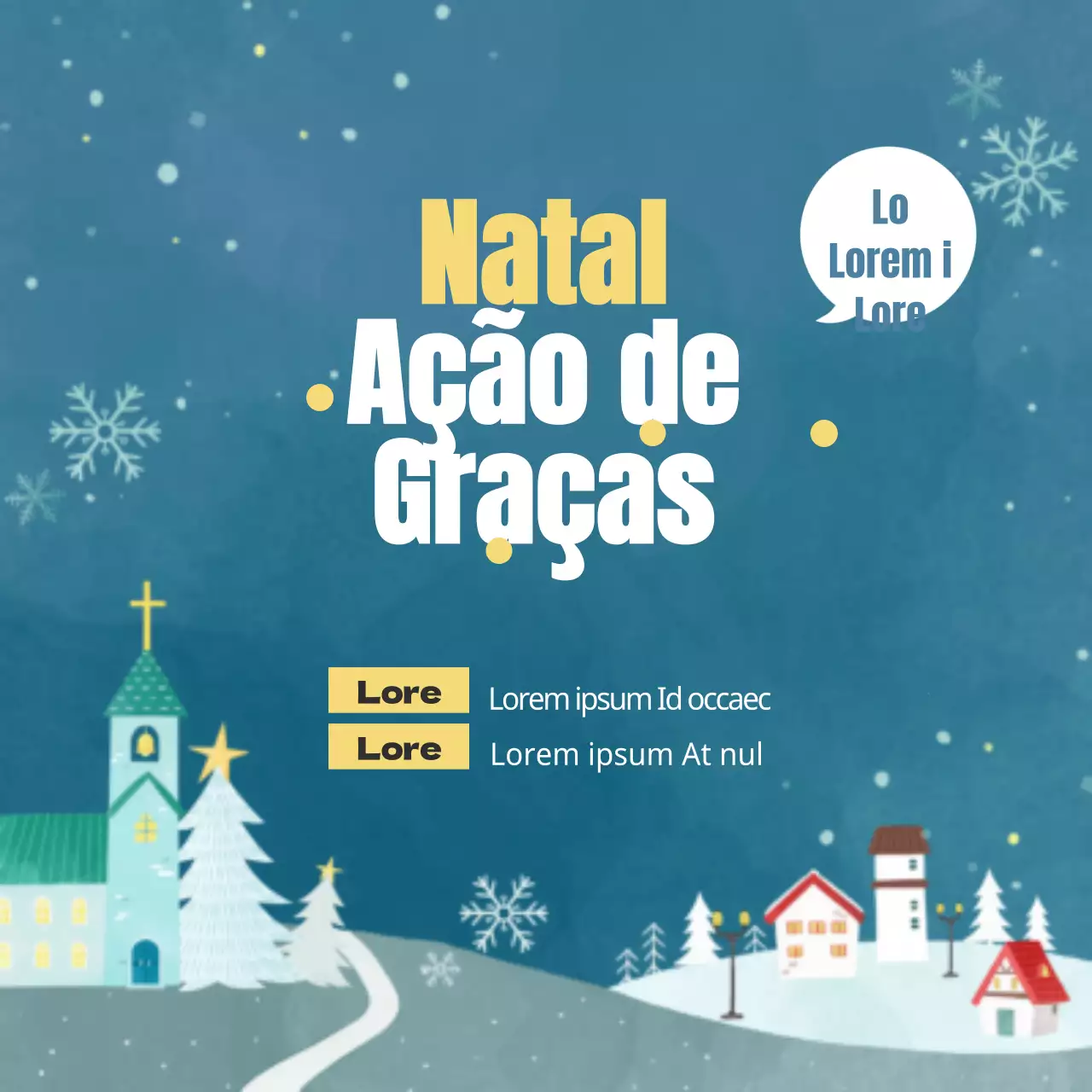 Serviço de Ação de Graças de Natal