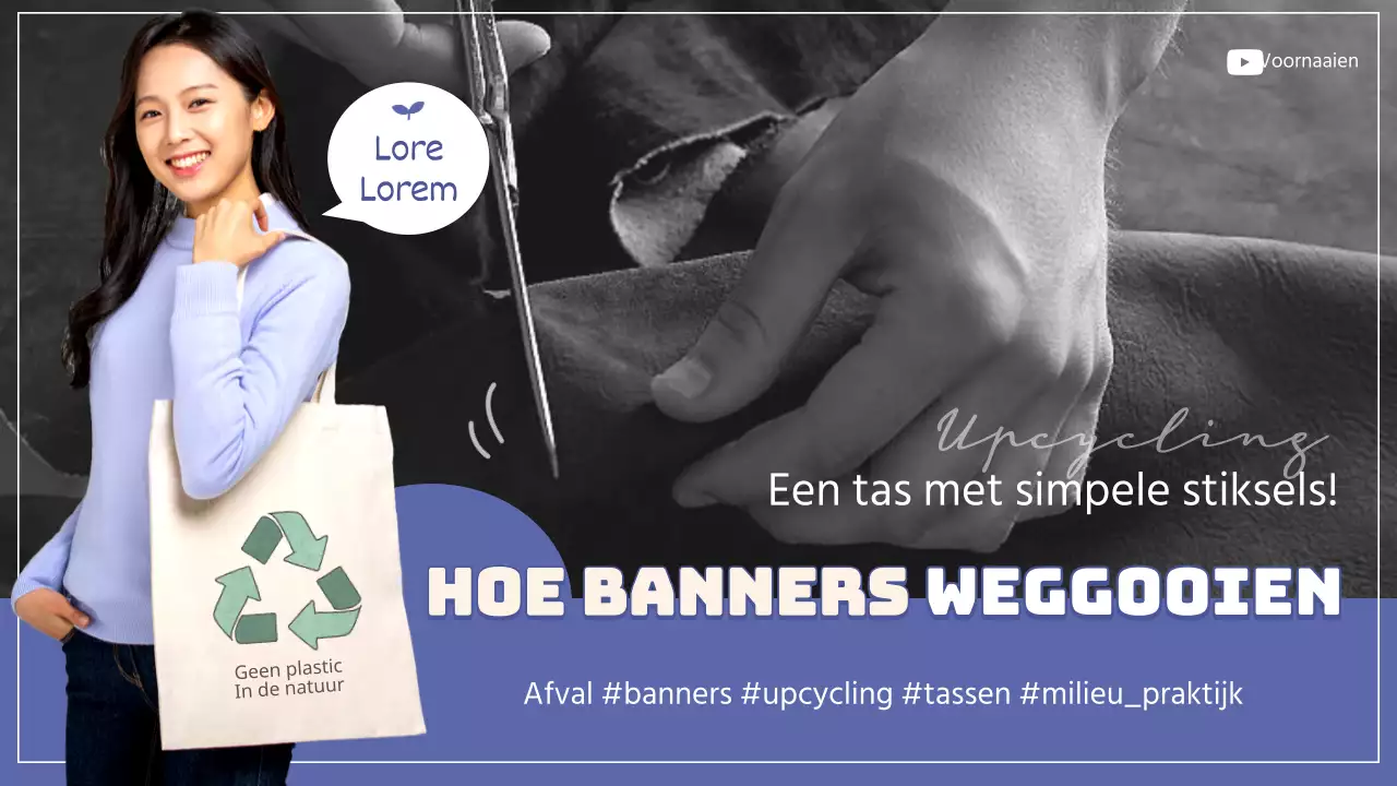 YouTube-thumbnail van een sluitingsbanner voor lokale verkiezingen met een blauwe en zwart-witfoto.