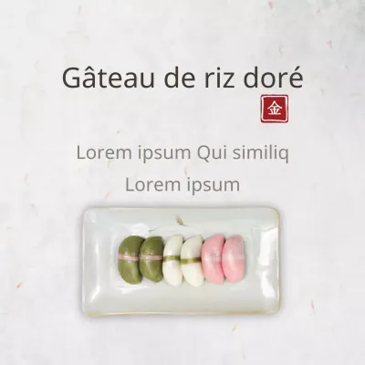 Gâteau de riz doré
