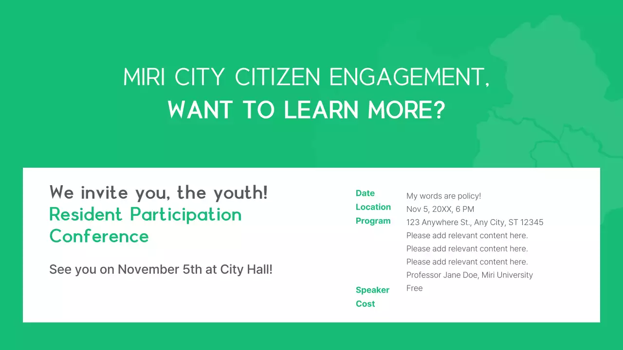 Green Modern Regulations Document Presentation