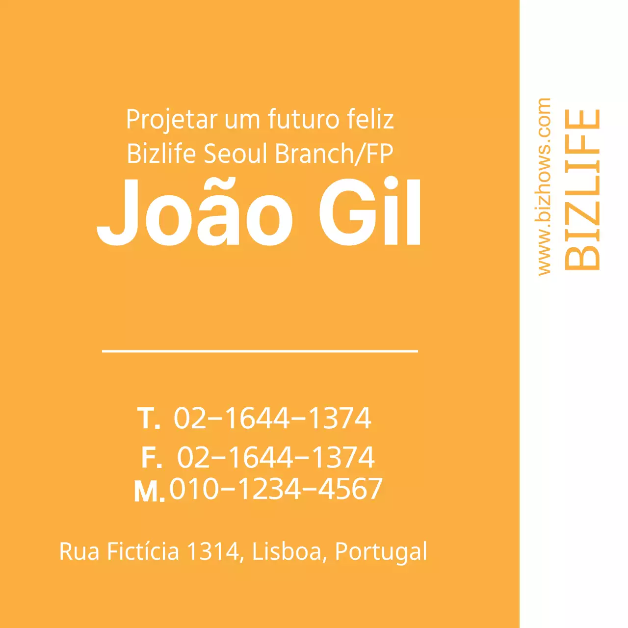 BIZLIFE Amarelo