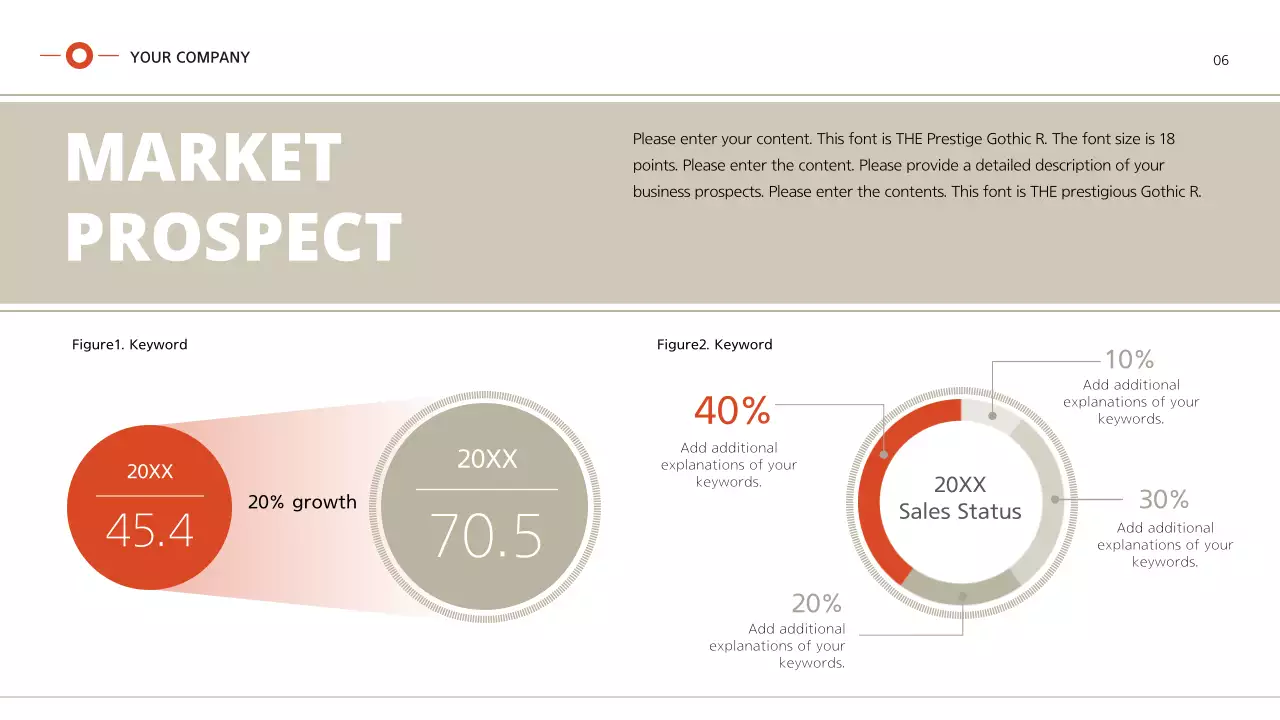 Business proposal with a brown-red feel