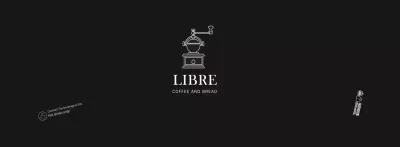 Black simple cafe cup holder