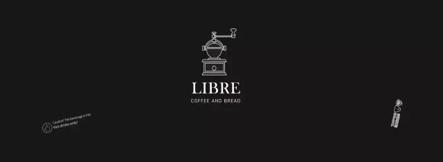 Black simple cafe cup holder