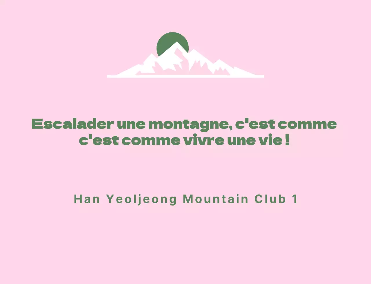 Uniforme d'un club d'alpinisme avec illustration de montagne