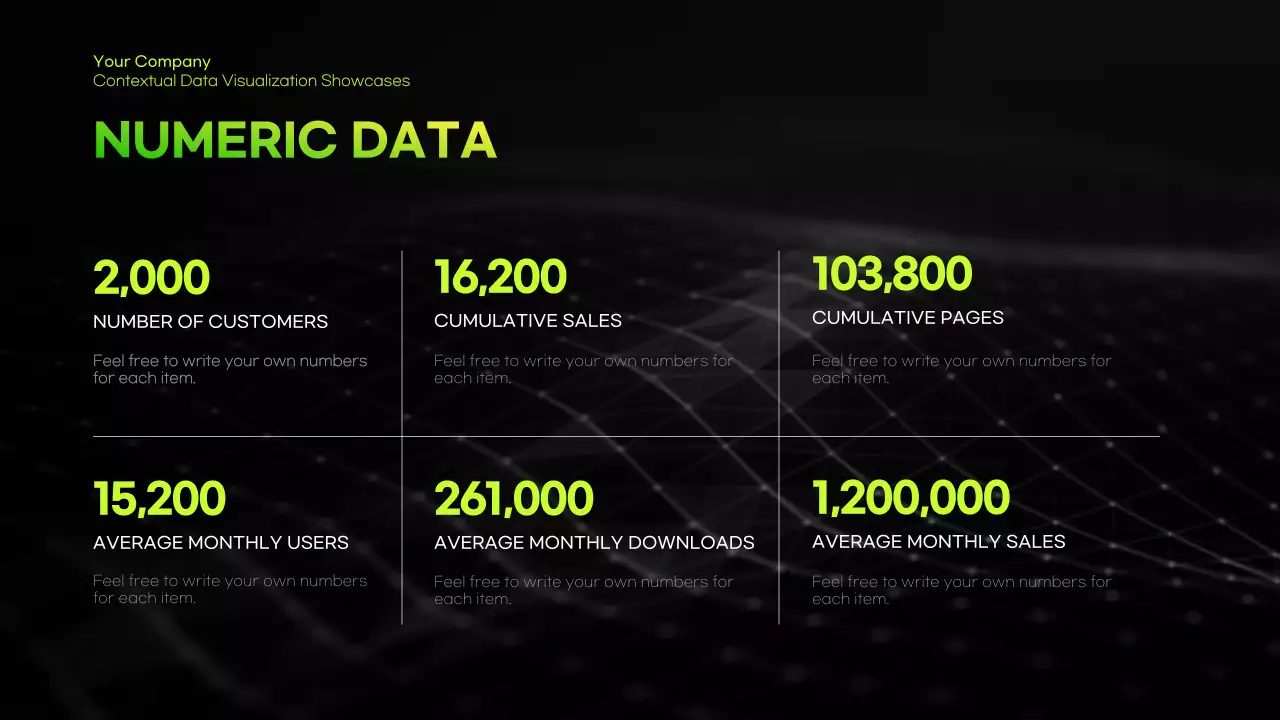 Black Modern Data Report Presentation