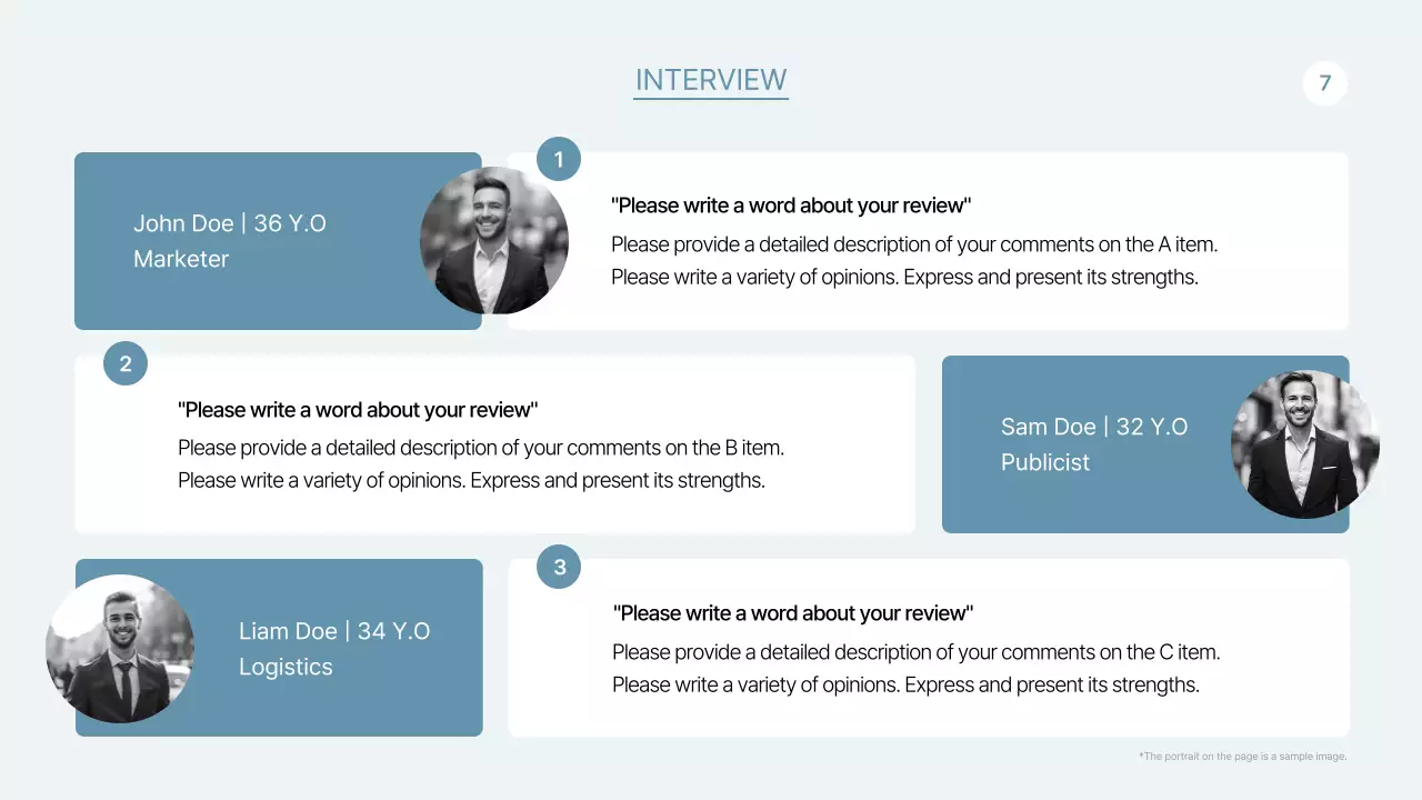 하늘색의 심플한 비즈니스 회사소개서