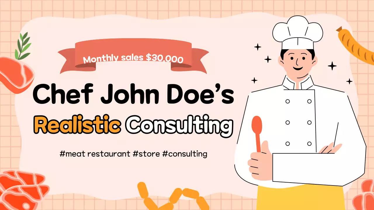 Orange Modern Consulting Advertisement YouTube Thumbnail