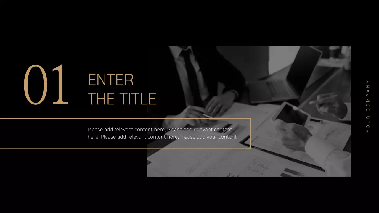 Black Elegant Business Presentation