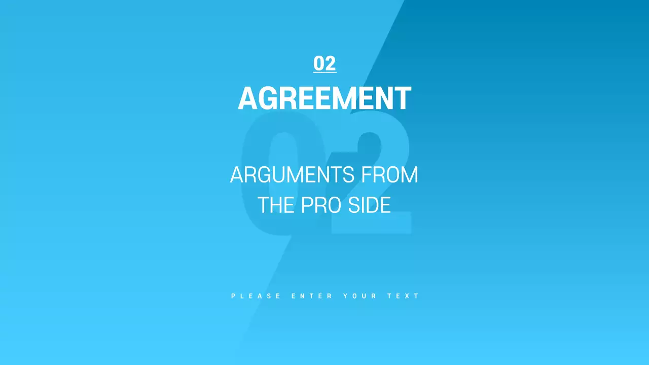 Orange Minimal Debate Presentation