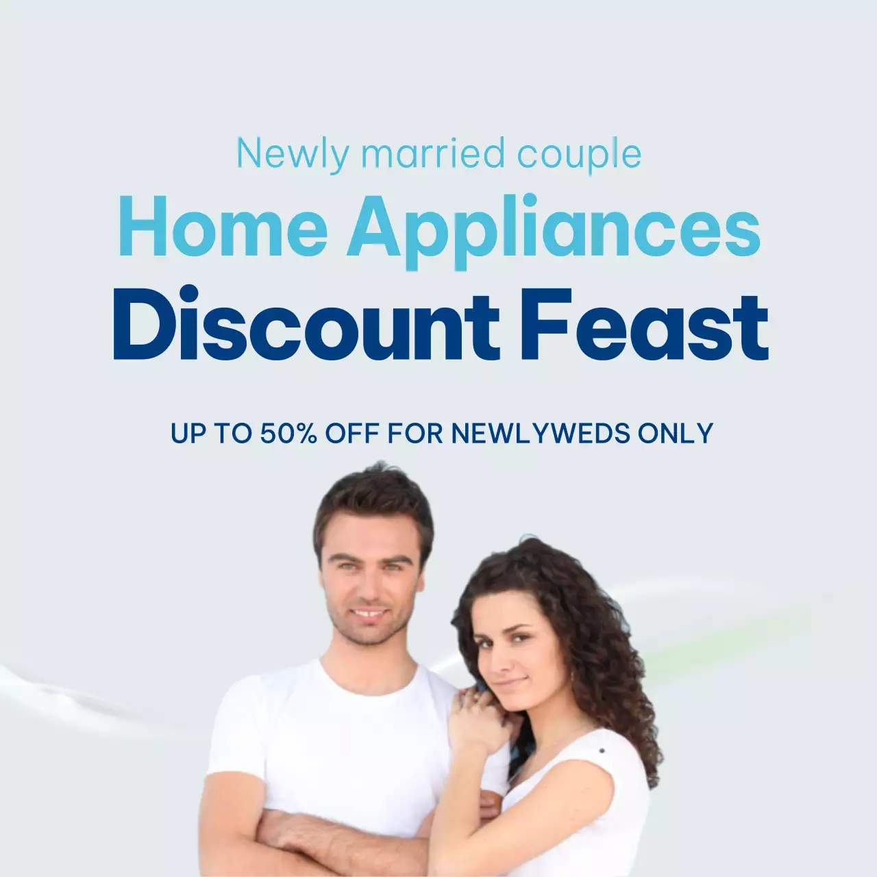 White Modern Appliances Promotion Social Media Post