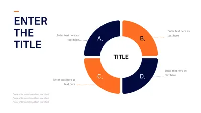 Orange Modern Chart Presentation Infographic