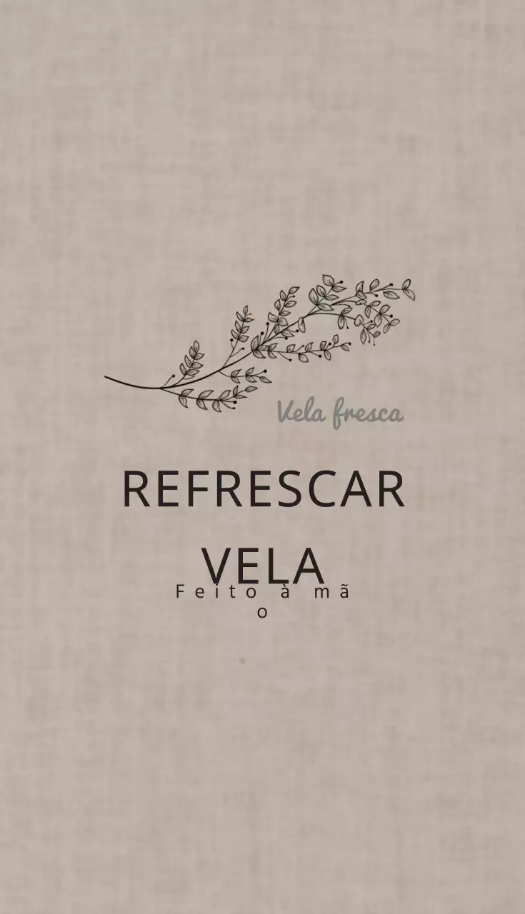 VELA REFRESCANTE