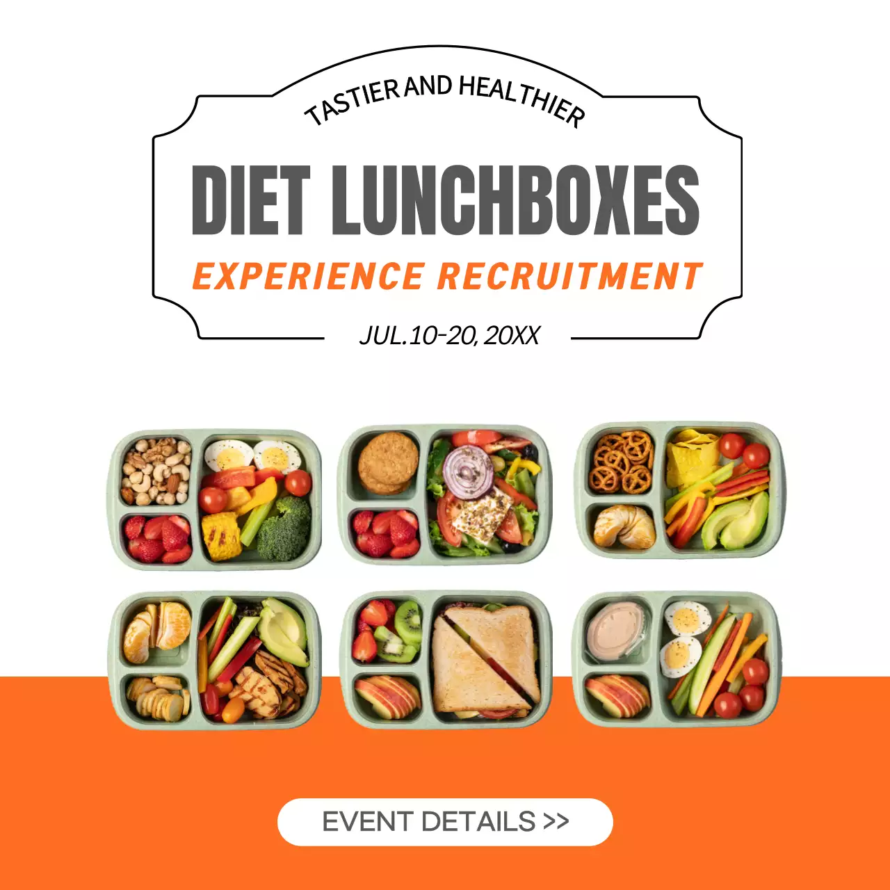 Learn more about the first round of recruitment for the Orange Diet Lunchbox trial.