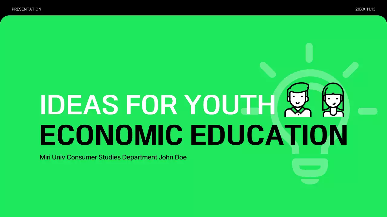 Green Modern Education Presentation