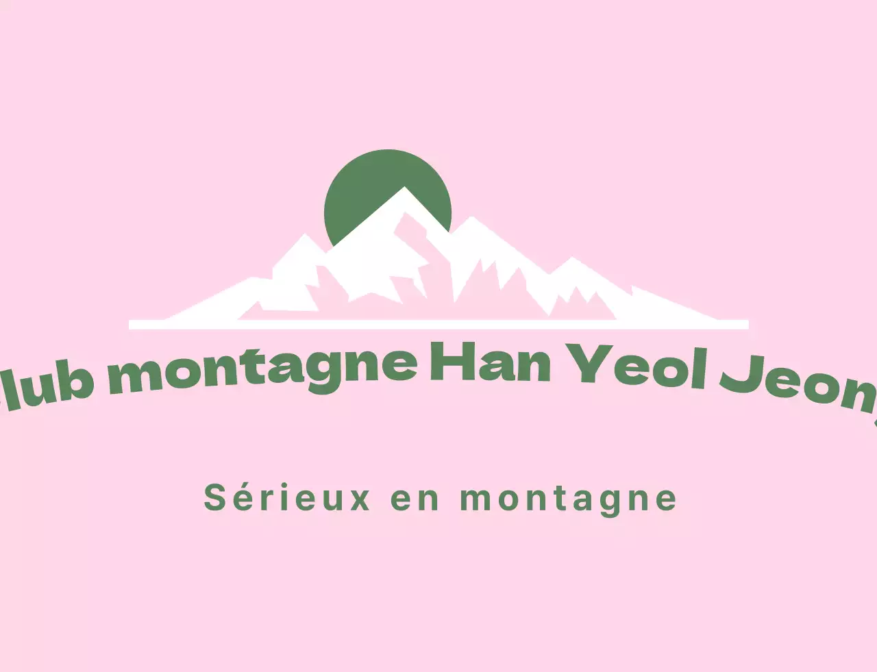 Uniforme d'un club d'alpinisme avec illustration de montagne
