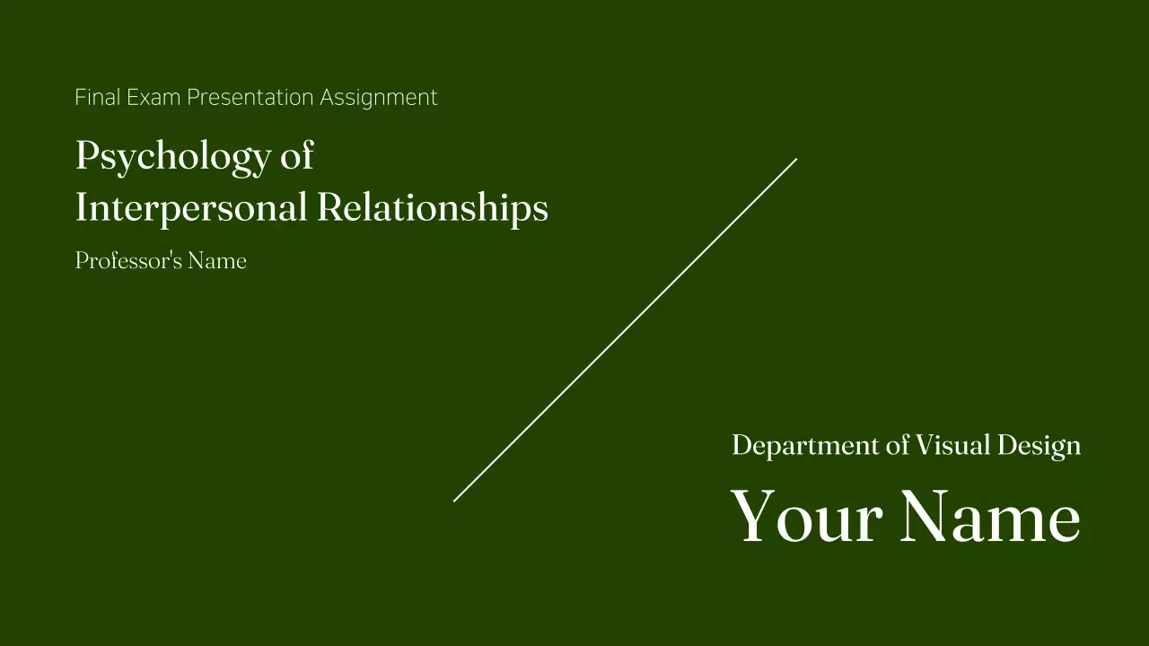 Green Minimal Guide Presentation